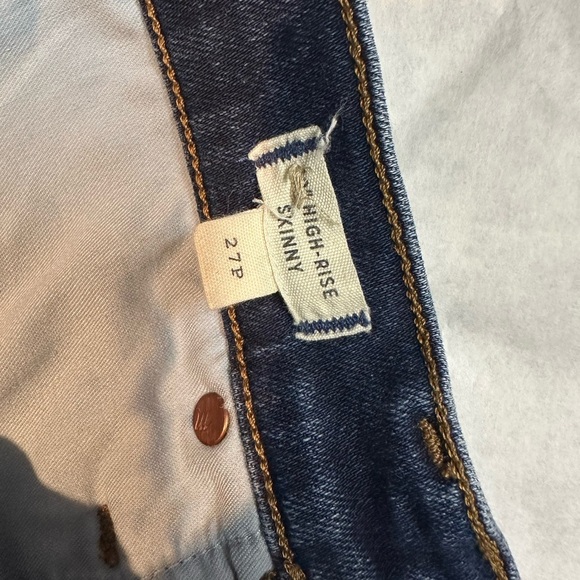 Madewell Dark Blue Skinny Jeans - Picture 7 of 9